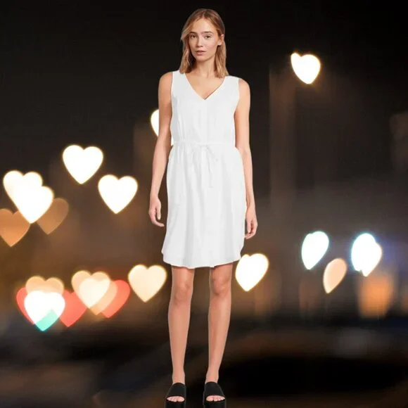 short white strapless dress Venus Ruffle Mini • Shop American Threads Dress Boutique / XXS sa_sb_below80 What is a Modest Do Not Iron Color:Desert/Champagne/Ivory/Nude